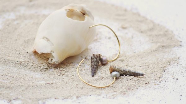 Arracada caracol "unicornio" - Imagen 2