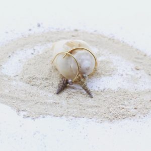 Arracada caracol "unicornio"