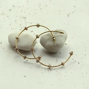 Arracada concha rondel